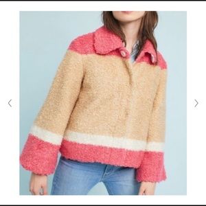 Anthropologie Teddy Sherpa Jacket